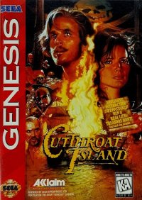 Cutthroat Island PAL Sega Mega Drive PAL box art